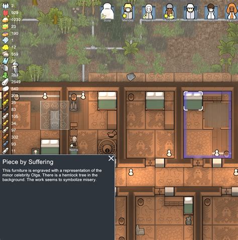 rimworld double bed